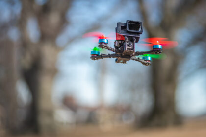 A drone in flight