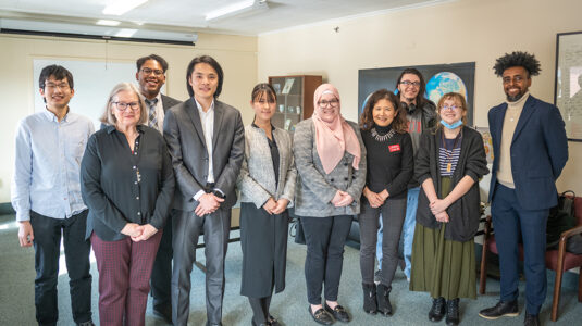 The Japan Foundation tours Clark University