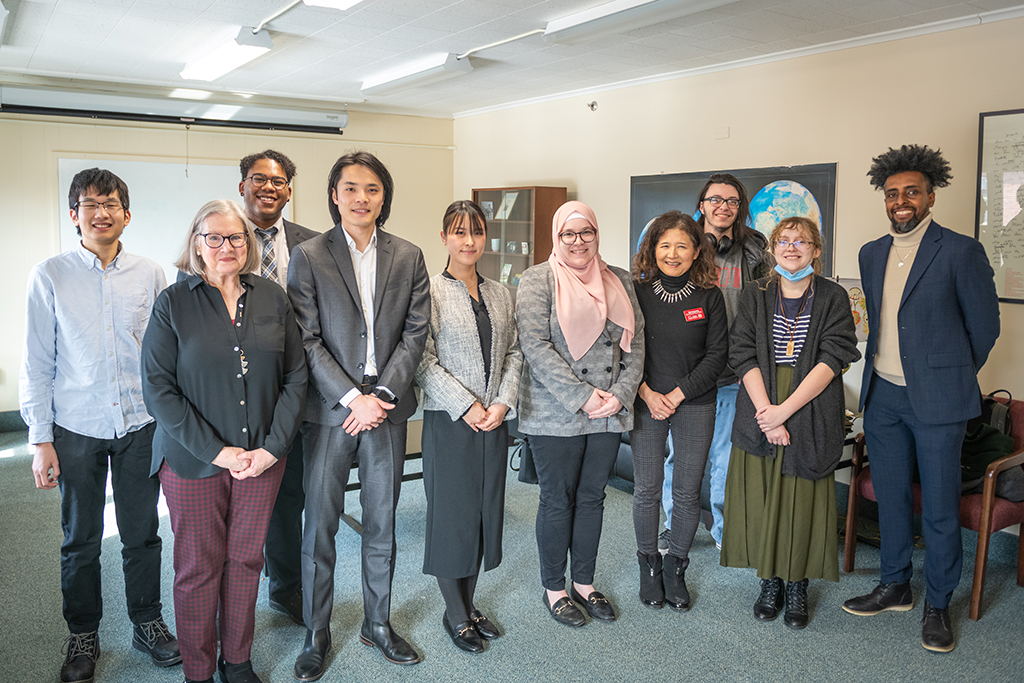 The Japan Foundation tours Clark University