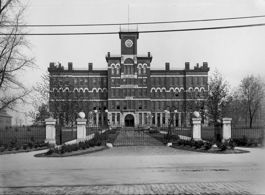 Clark University's Main Building in the 1890s