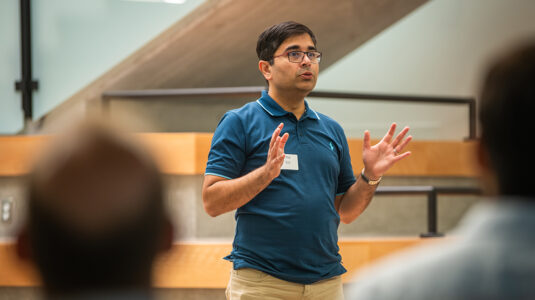 Sarwar Raza at Clark University Computer Science Alumni Day