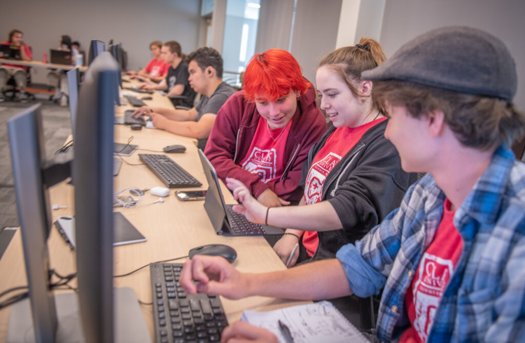 Students participate in Summer Game Studio