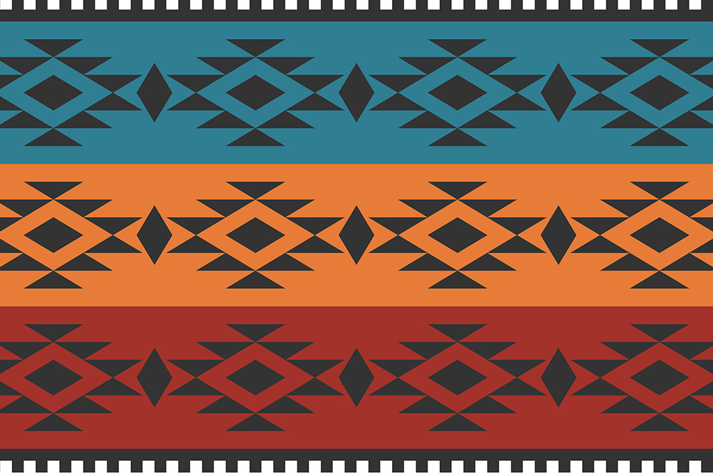 Native American weaving pattern