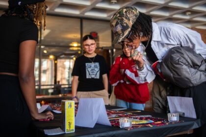 Students at Black Arts Explosion event