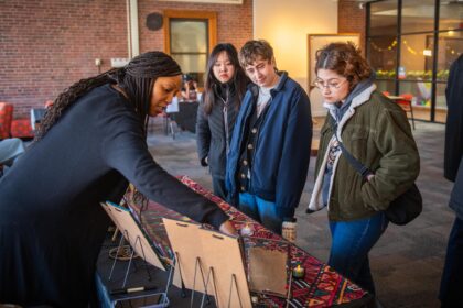 Students at Black Arts Explosion event