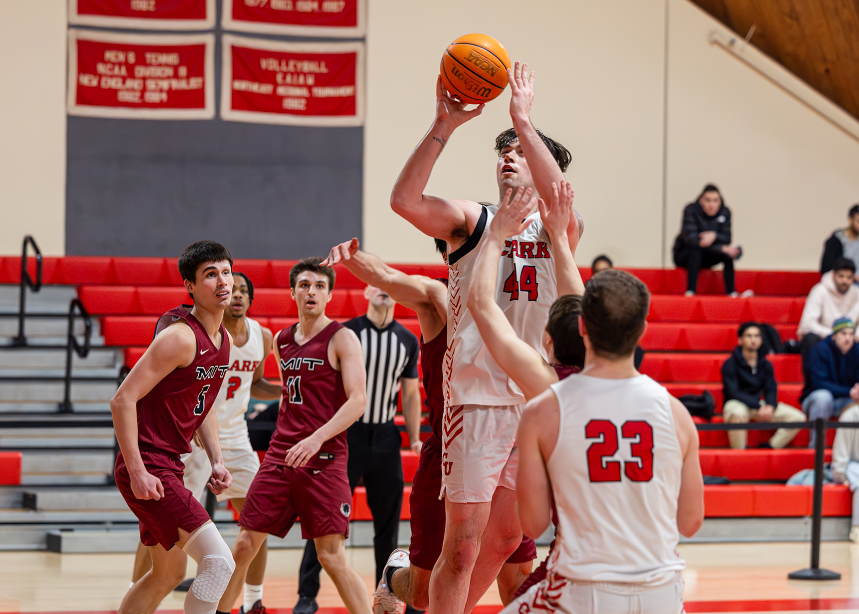 Kekoa McArdle ’25 takes a shot during a recent game. 