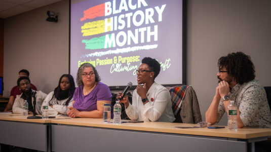 Panel of Passion and Purpose - (L-R) Biko Gaiman, Gloria Agossou, Bri Azier, Stacy Lawrence and Luke Blackadar,