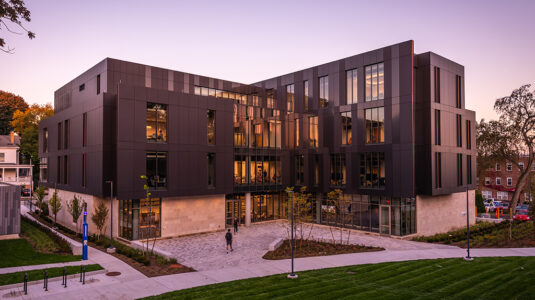 The Center for Media Arts, Computing, and Design houses the Becker School of Design & Technology