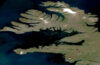 Satellite image of Iceland