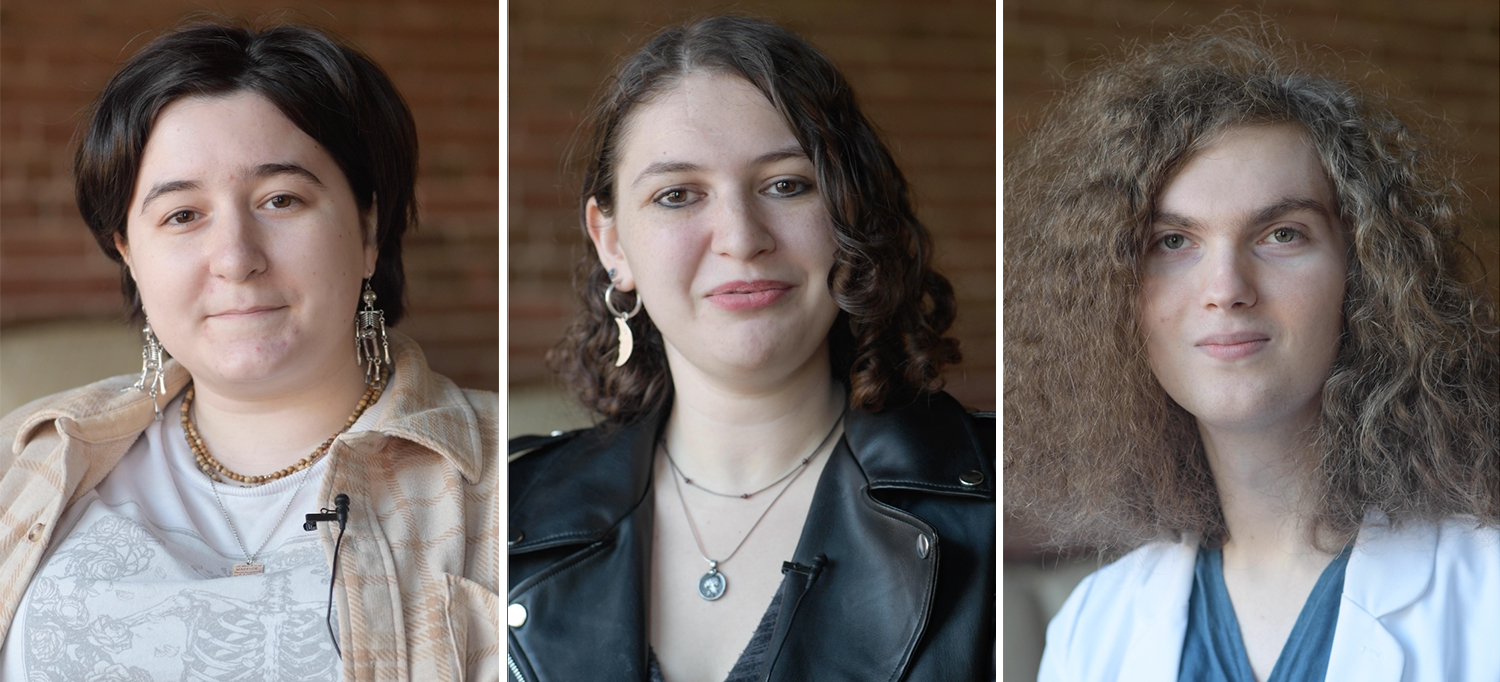 Playfest 2024 playwrights Megan Engstrom, Rosie Cohen, and Honey Lawless