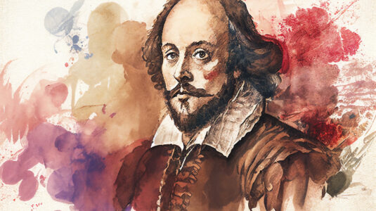 AI portrait of William Shakespeare