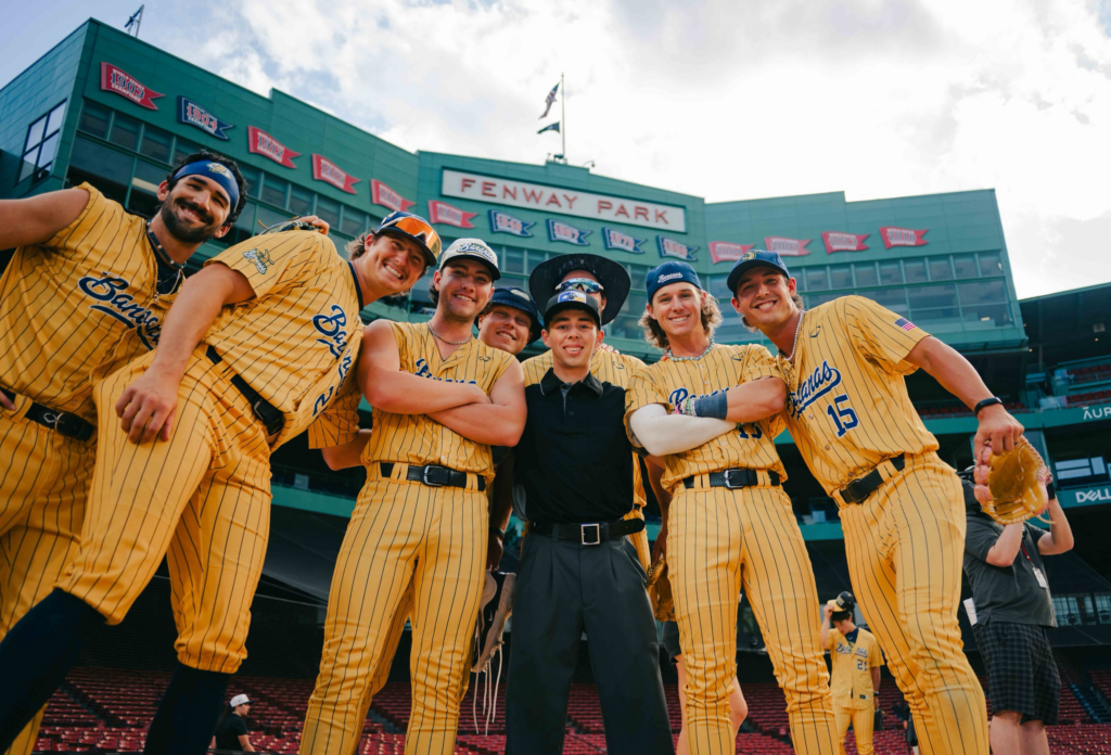 Noah Katz with the Savannah Bananas at Fenway Park