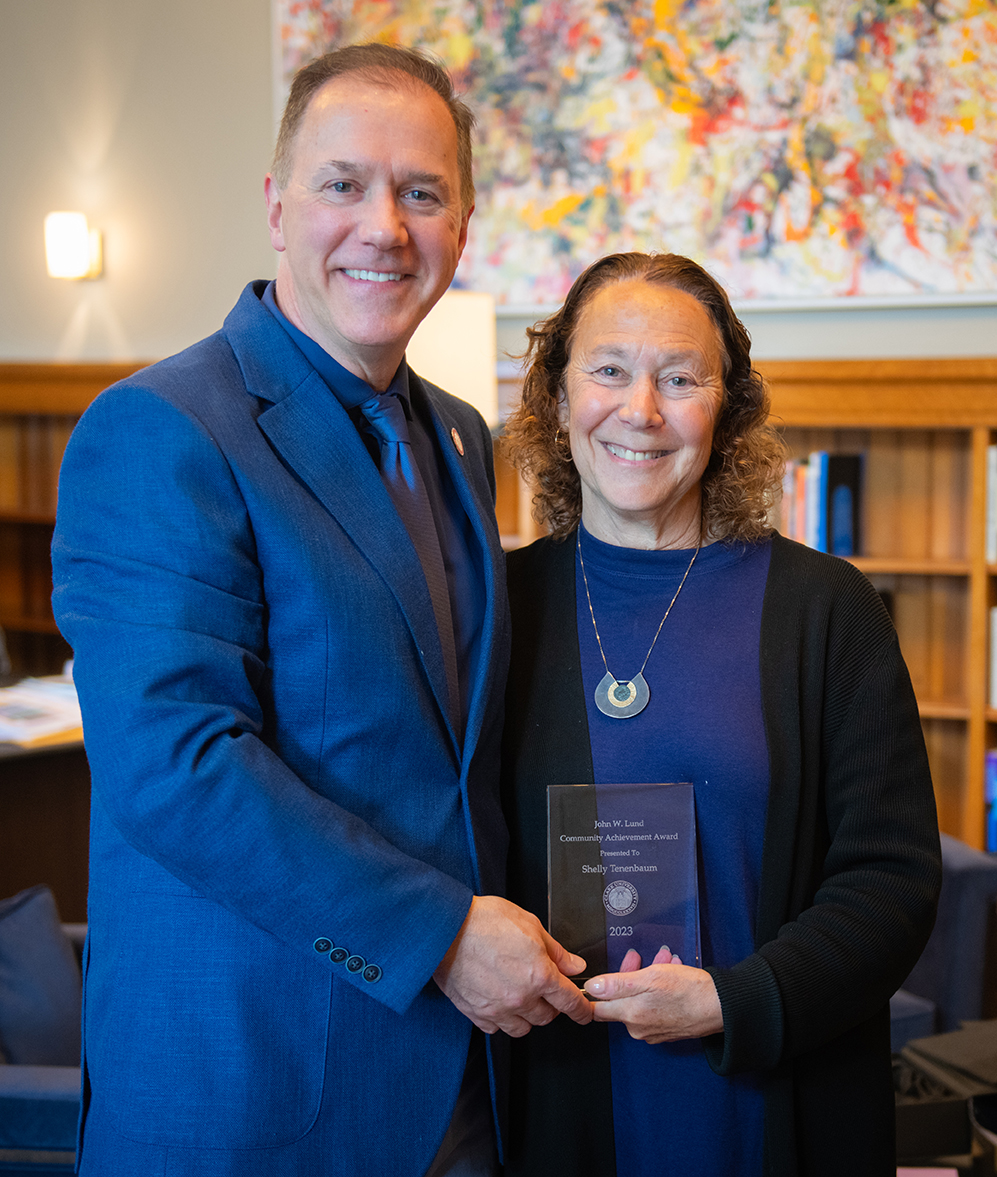 David Fithian and Professor Shelly Tenenbaum