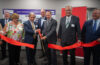 Cutting the ribbon at the Small Business Accelerator