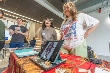 students show project at ClarkFEST