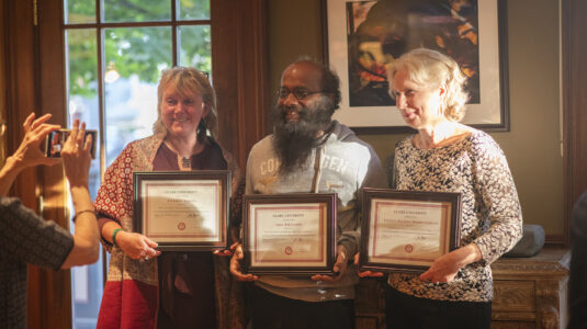 Faculty Awards reception, October 9, 2024