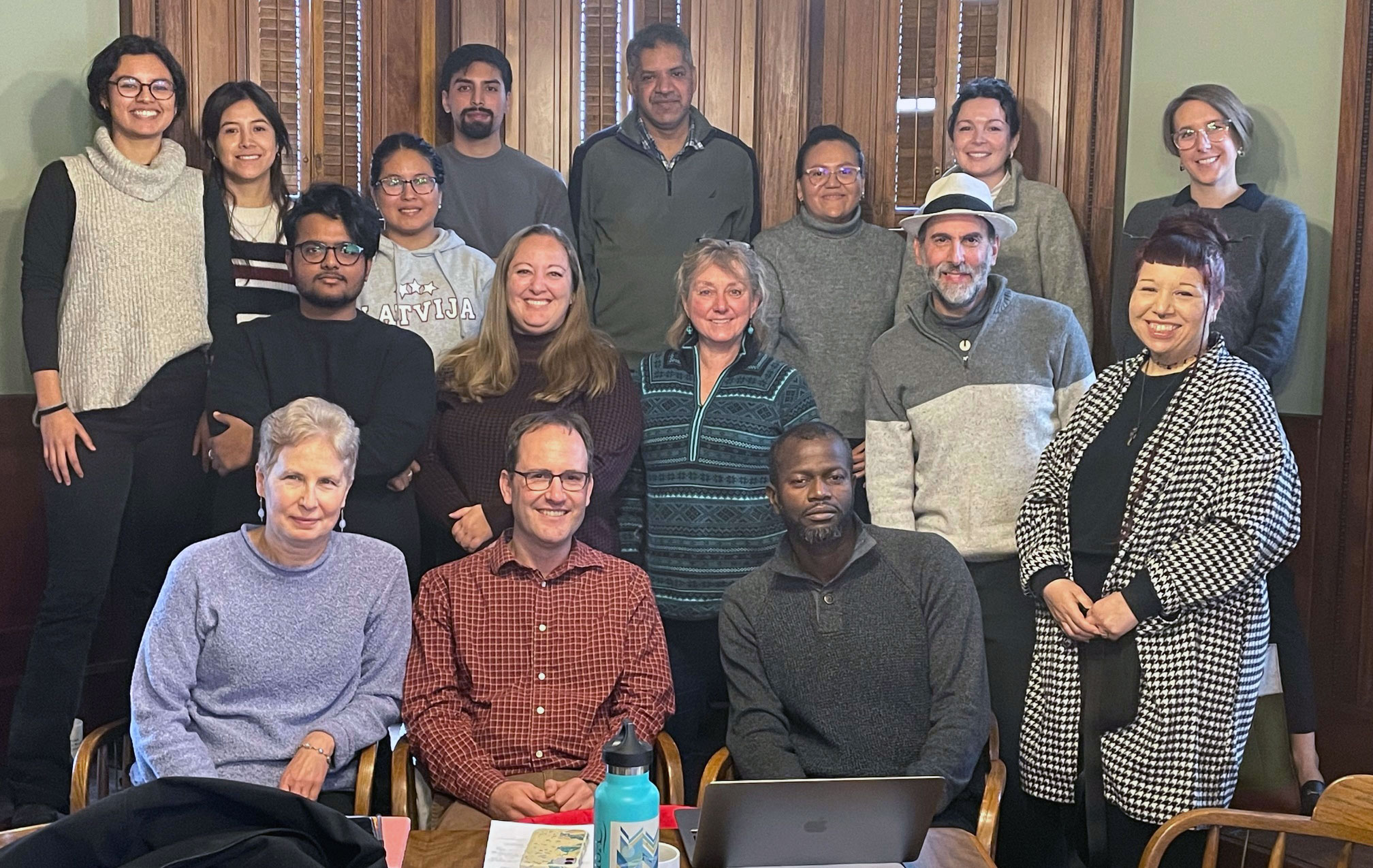 Clark research team poses for a photo