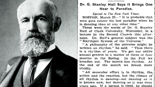 G. Stanley Hall and story about 1904 lecture